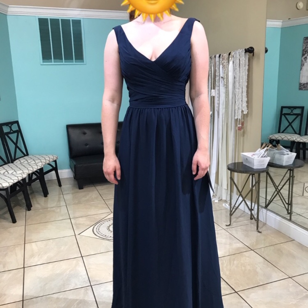 Navy Blue Bridesmaid Dress!